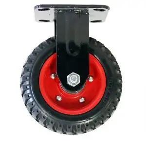 Roată fixă,cauciuc plin Ø160,150kg