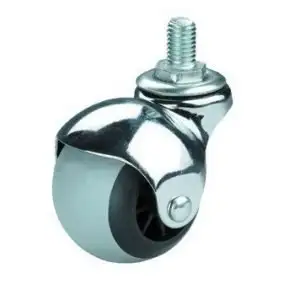 Roată de metal pentru mobilier – Ø50mm,cu bolt 2110-50