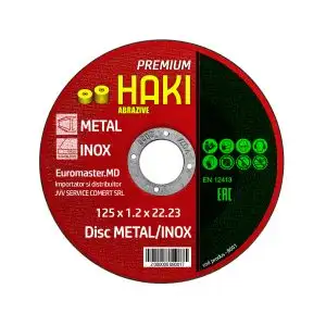 Disc metal/inox Haki Premium - 125x1.2