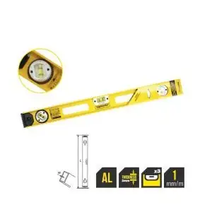 Pro Nivelă aluminiu,3 bule,magnet (600mm-1500mm) TopMaster Professional