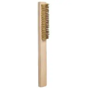 Perie sârmă oțel 4 rânduri, coada lemn. Gadget 340501
