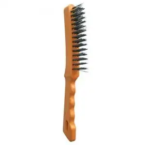 Perie sârmă oțel 3 rânduri, coada plastic. Gadget 340508