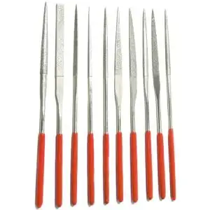 Set 10 pile diamantate 140mm oțel/carbon Gadget 361703