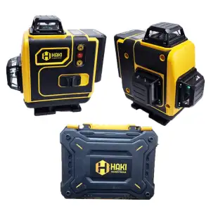 Nivelă laser 16 linii verzi, 4D, 30m, DISPLAY, 2 baterii HAKI HNL-16/LYC-DLTA16