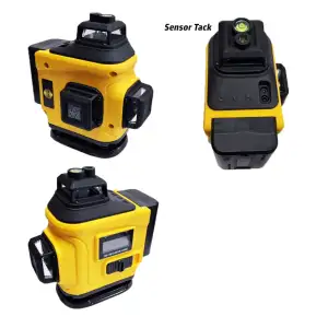 Nivelă laser 16 linii verzi, 4D, 30m, 2 baterii, DISPLAY HAKI HNLD-16K01 (Sensor Tack)