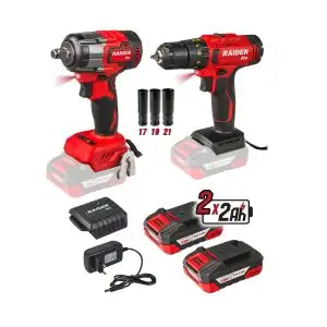 Set scule cu acumulator Raider RDP-CD20