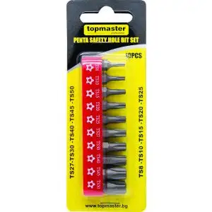Set 10 biti Torx a 1/4' TS8-50 TMP 330169